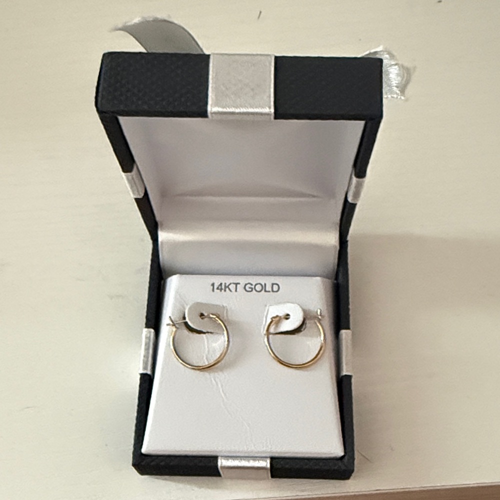 14KT gold earrings